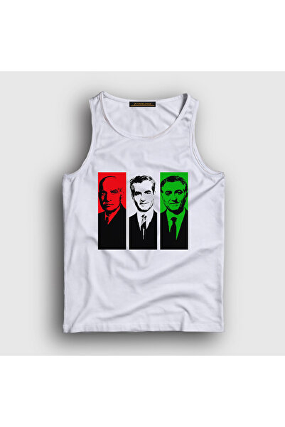 Presmono Unisex White Pahlavi Kings of Iran Iran Tank Top 593792Tt
