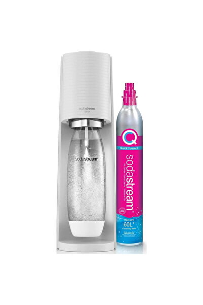 sodastream Aparat pentru bauturi carbogazoase (sifon), Terra, 60 L, Alb