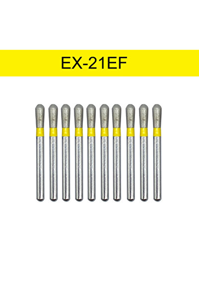 Choice30 10pcs EX-21EF 10pcs Tomenty Dental Diamond Bur FG Drills Dia 1.6mm D...