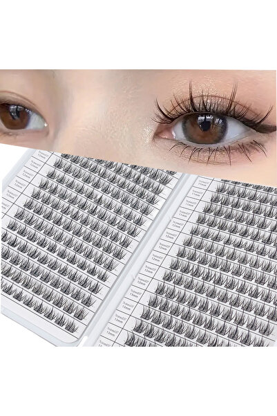 Choice jms-sanbuq 320pcs DIY Anime Cluster Eyelash Book - Feather Cross Style...
