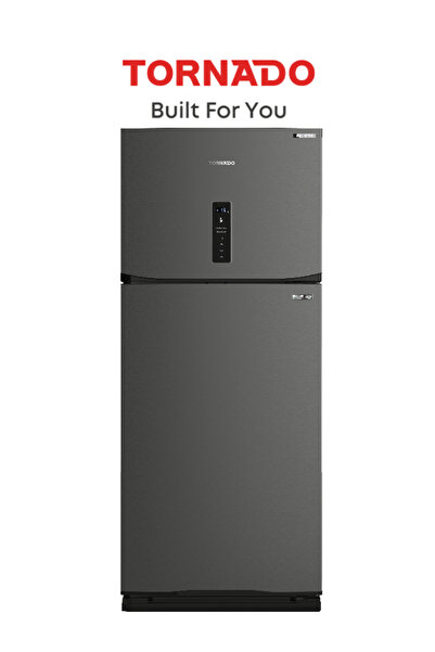 Tornado Top-Mount Refrigerator 450 Liters J-Tech Inverter No Frost, Digital D...