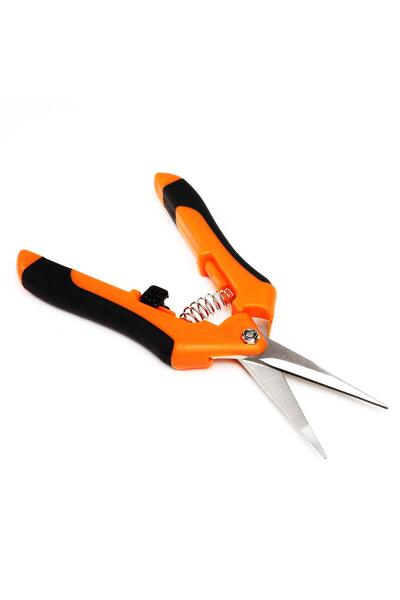 choice2 Orange 6.5-inch Pruning Scissors for Plants, Bonsai and Pot Plant Cut...