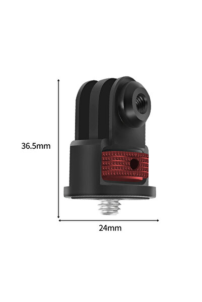 Choice Universal RED COLOR 1/4 Screw to Tripod Mount Adapter 360 Swivel Disc ...