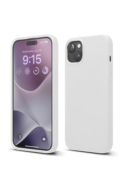 Casey Studios Silicone case iPhone 15 Plus, with microfiber, thin, protective...