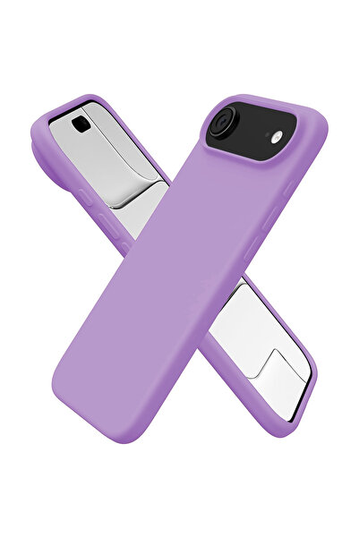 Casey Studios Apple iPhone 17 Air Калъф, силиконов, микрофибър, тънък, повдиг...