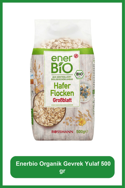 enerBio Organik Gevrek Yulaf 500 gr