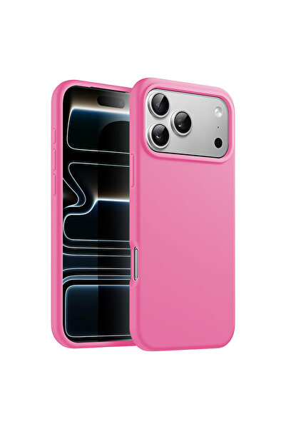 Casey Studios Apple iPhone 17 Pro Калъф, силиконов, микрофибър, тънък, повдиг...
