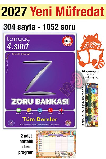 Tonguç Yayınları 4. Sınıf Tüm Dersler 2027 Zoru Soru Bankası Yeni Müfredat