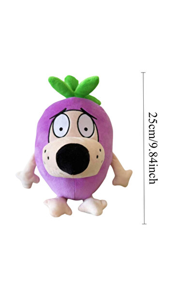 Choice B-25cm YanQing Cartoon Purple Dog Plush Toys Cute Animals Crazy Dog Fl...