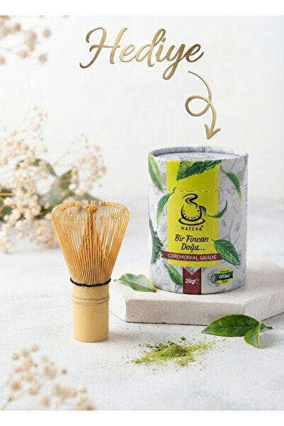 Karadeniz Matcha Bamboo Whisk, Bamboo Beater-Frother for Matcha Tea
