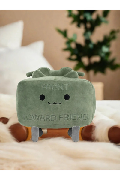 Choice 20cm New Clay the Claymore Plush Doll Kawaii Green Square Doll Pillow ...