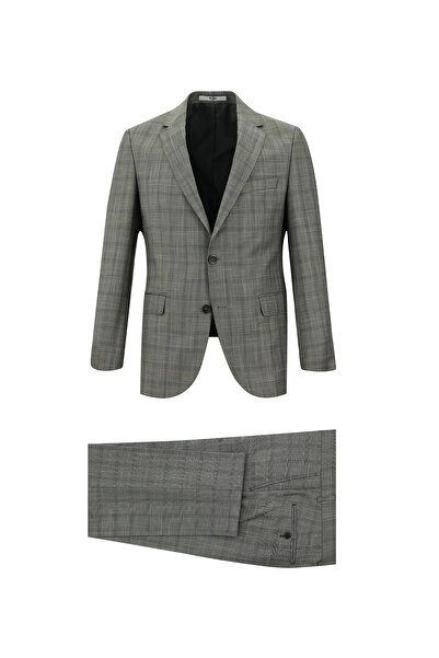 Kiğılı 7 Drop Slim Fit Slim Fit Plaid Suit