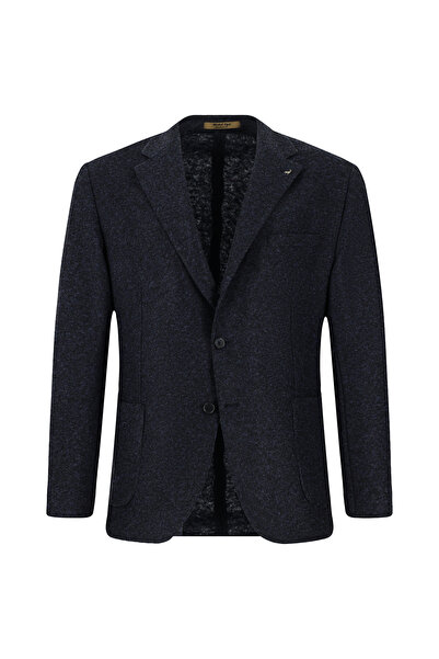 Abdullah Kiğılı 8 Drop Muscle Fit Long Athletic Cut Sports Jacket, Italian Ma...