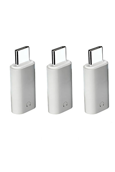 Choice white 3pcs USB Type C to 3.5mm jack Audio Adapter USB C 3.5mm Aux Adap...