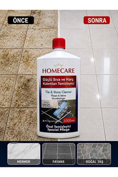 HomeCare Güçlü Sıva Ve Harç Kalıntıları Çözücü Temizleyici 1LT