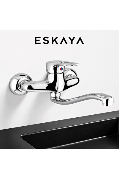 ESKAHOME Eska Duvardan Klasik Alttan Oynar Borulu Mutfak Eviye Bataryası Çeşm...