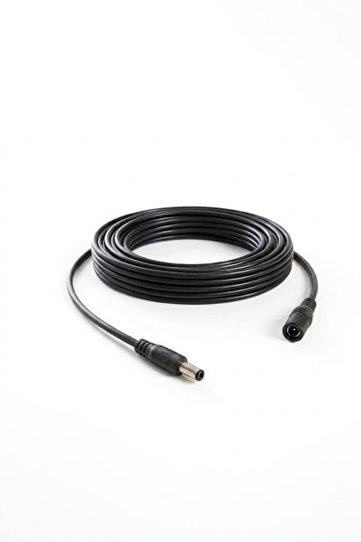 MVLH 10 Metre 12V DC Adaptör Güç Uzatma Kablosu 5.5x2.1 mm Dişi Erkek Jack Cc...