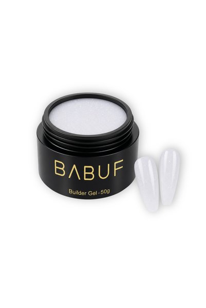 BABUF Gel de construcție autonivelant Milky Glitter Glow BGG9, 50g