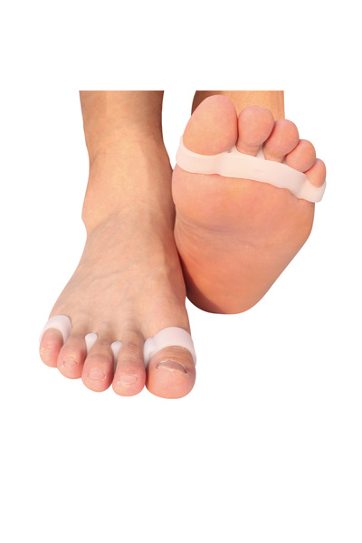 Choice1 White-2Pcs Pexmen 2Pcs Gel Toe Separator Protector for Overlapping Ha...