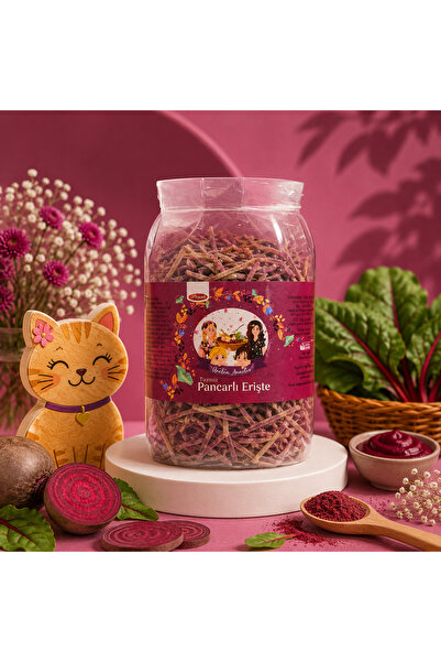 Paşalı Tuzsuz Pancarlı Erişte 500 gr