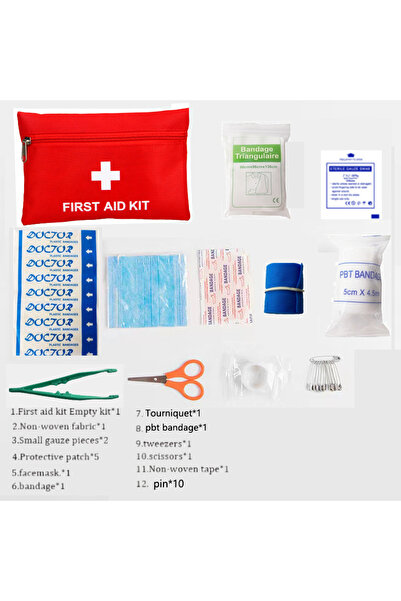 Choice 12-piece set OPHIDIAN Car Portable First Aid Kit 25 Pieces Set Large H...
