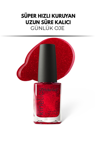 Kinetics Nails Kinetics Solargel Günlük Oje Raspberry Beret 025 (15ml)