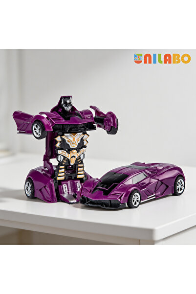 Choice8 PURPLE Transformable Robot Sports Car Toys, No Batteries, Educational...