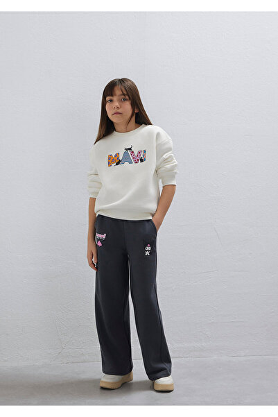Mavi Kuromi bedruckte anthrazitfarbene Jogginghose 7010056-85309