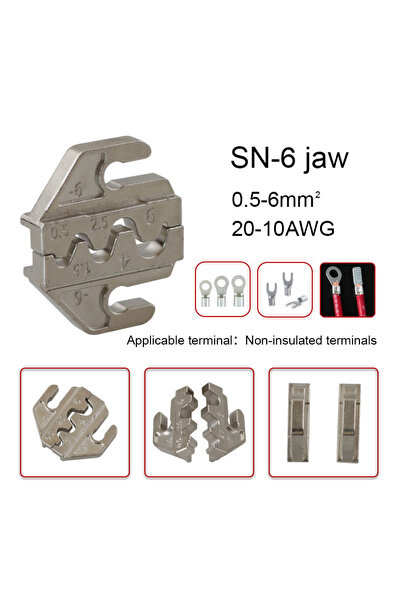 Choice SN-X6 jaw Crimping Tool Pliers Alloy Jaws SN-2546B 58B 02C 03H 06WF X6...