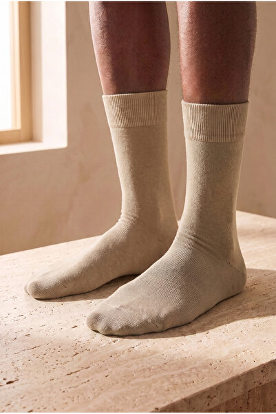 Katia&Bony Mercerized men's socks brown