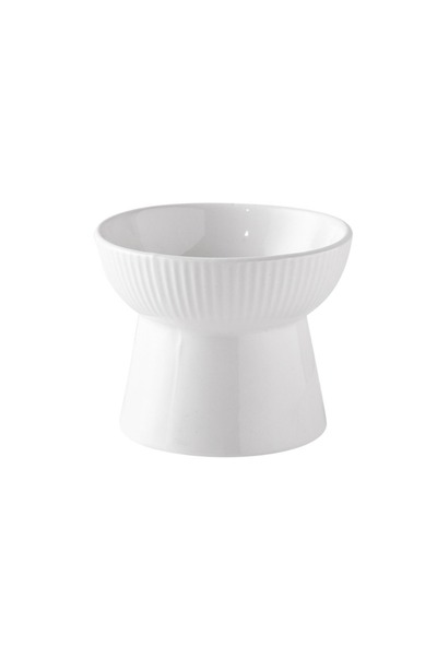choice2 Style 3 Ceramic Cat Bowl Creative Slanted/Flat Mouth Pet High Foot Bo...