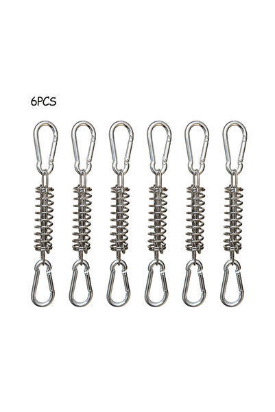 Choice 6Pcs 4/6Pcs Camping Tent Wind Rope Spring Buckle Tent Tensioner Campin...