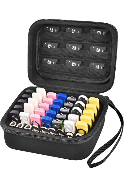 Choice black USB Flash Drive Case For SanDisk//PNY, 44-Slot Thumb Drive Holde...