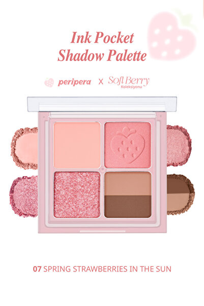PERIPERA Mat, Işıltılı Tonlarda 4lü Far Paleti PERIPERA Ink Pocket Shadow Pal...