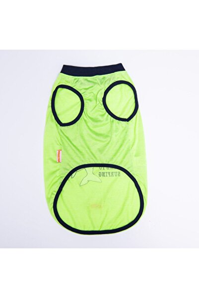 Pawstar تي شيرت Green Shark Big Dog - ملابس للكلاب (15 كجم - 45 كجم)