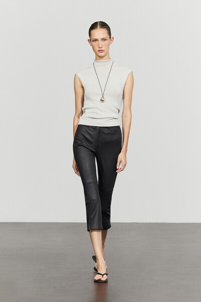Massimo Dutti Kapri deri pantolon