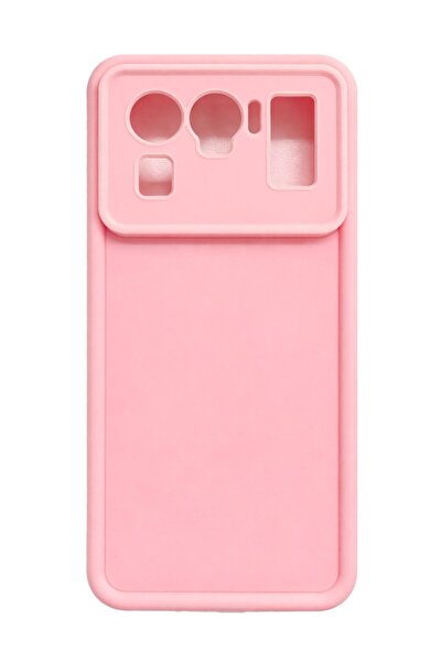 Vissona mi 11 Ultra ve mi 11 Uyumlu Kamera Çıkıntılı Mat Silikon Telefon Kılıfı
