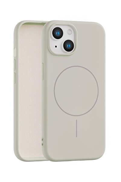 Vissona iPhone 13 Uyumlu İçi Kadife Magsafe Wireless Şarj Özellikli Telefon K...