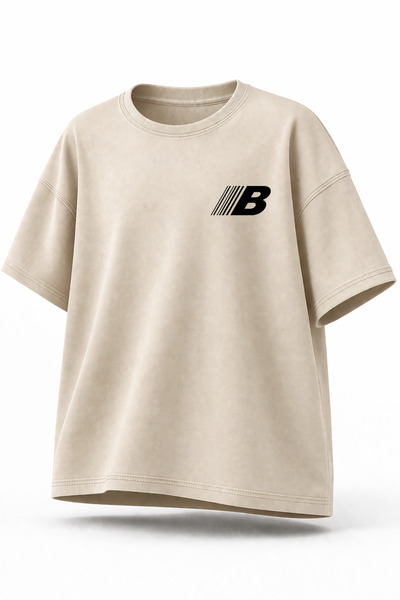 ZAVIXO -UNISEX Oversize T-Shirt με στάμπα, μοντέρνο αθλητικό casual στυλ