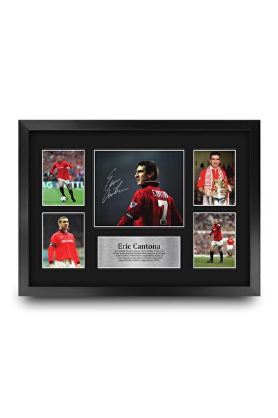 ALAYRA International Alayra Framed A3 FR Eric Cantona Gift Signed Large Frame...