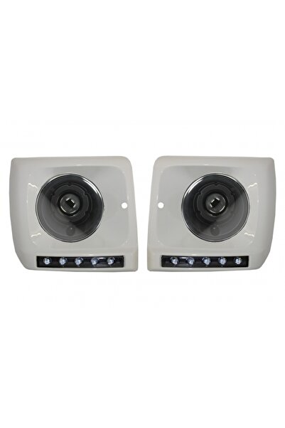 Angels Auto Faruri Negre Bi-Xenon cu Carcasa Faruri LED compatibile cu G-clas...