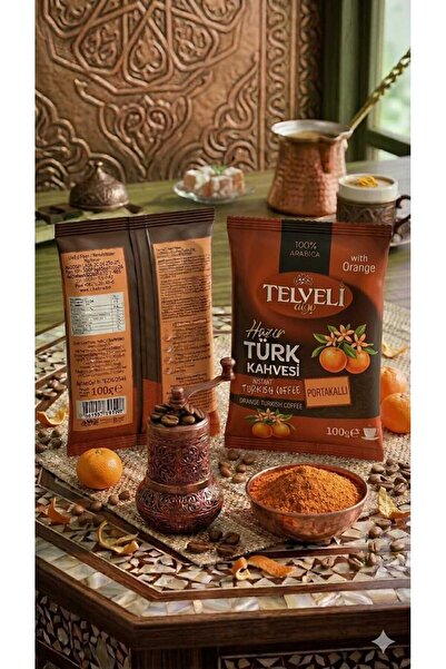ALGO TELVELİ Orange Turkish Coffee Ready, Fast 100Gr