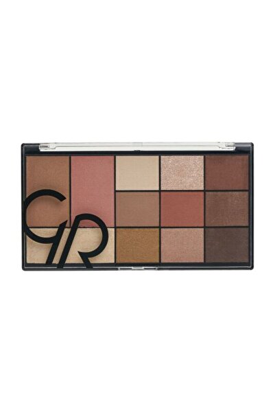 Golden Rose City Style Face and Eye Palette - 01 Warm Nude - Yüz & Göz Paleti