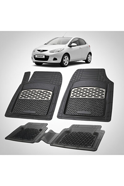 TEAMCAR Covorașe auto compatibile pentru Mazda 2 DE Hatchback cu 5 uși 2007-2...