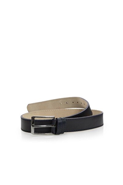 UrbanShoes Genuine Leather Belt - Smooth blue
