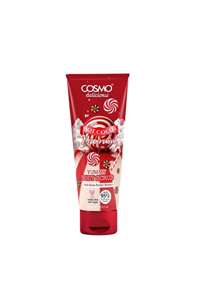 CD Cosmo Designs مقشر الجسم بنكهة الكاكاو الساخن والنعناع من كوزمو ديليشس - 2...