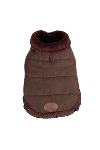 4Dog Deluxe Race Haină de iarnă pentru câini, Maro, 35 cm