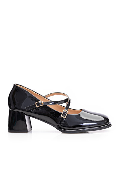 UrbanShoes Pantofi eleganți damă din piele naturală - 4414 Negru Lac