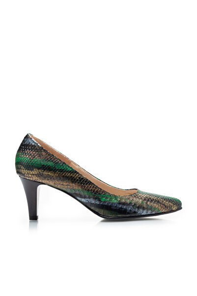 UrbanShoes Pantofi stiletto damă din piele naturală - 2275 Cameleon Box Print