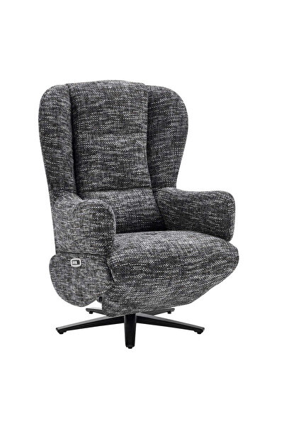 Adore Mobilya Trendy Baba ve Dinlenme Koltuğu - Otomatik Kontrol Koyu Gri 78x...